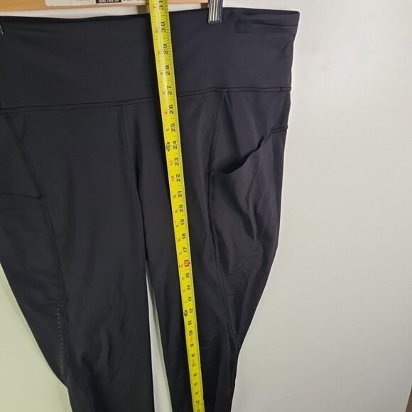Lululemon Align Pant Deep Black Leggings Capri Running Sports Women SZ 35×30 - Picture 3 of 8